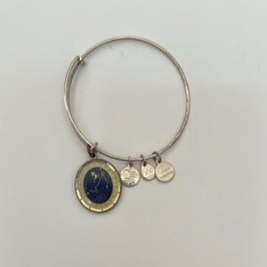 Alex and Ani Capricorn Silver Zodiac Charm Bracelet